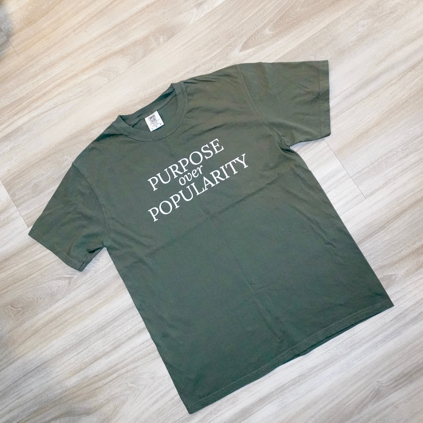 POP Statement Tee- Sage